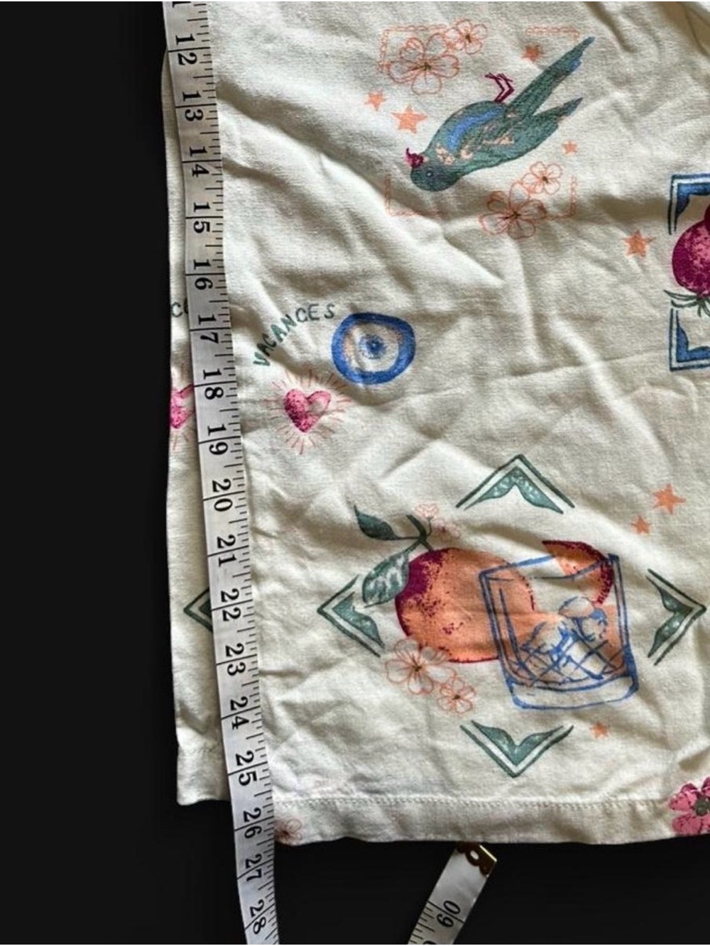 Cream Printed Casual Lounge Pants with drawstring Waist - Picture 5 of 7